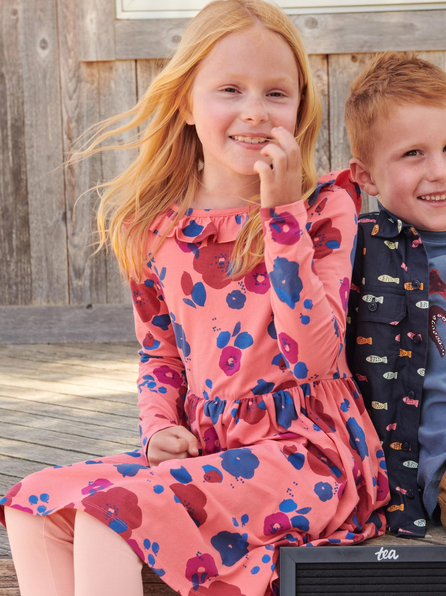 Everyday Hi-Lo Midi Dress - Little Linnea in Crabapple