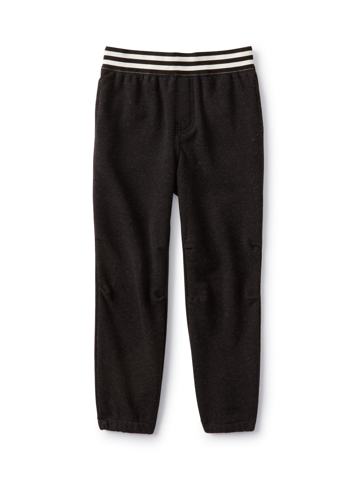 Speckled Essential Sweatpants - Jet Black