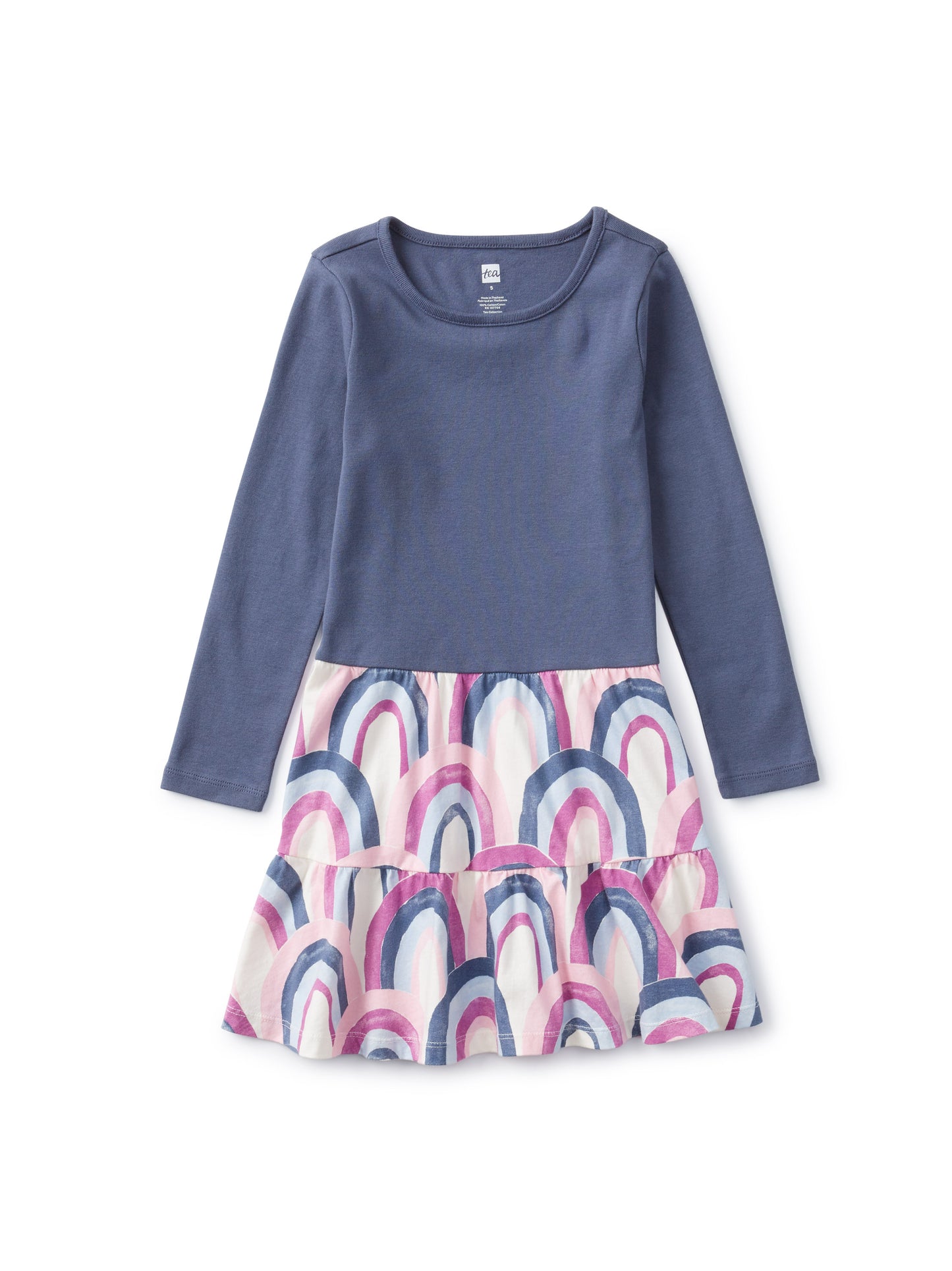 Tiered Skirted Dress - Over the Rainbow in Pink