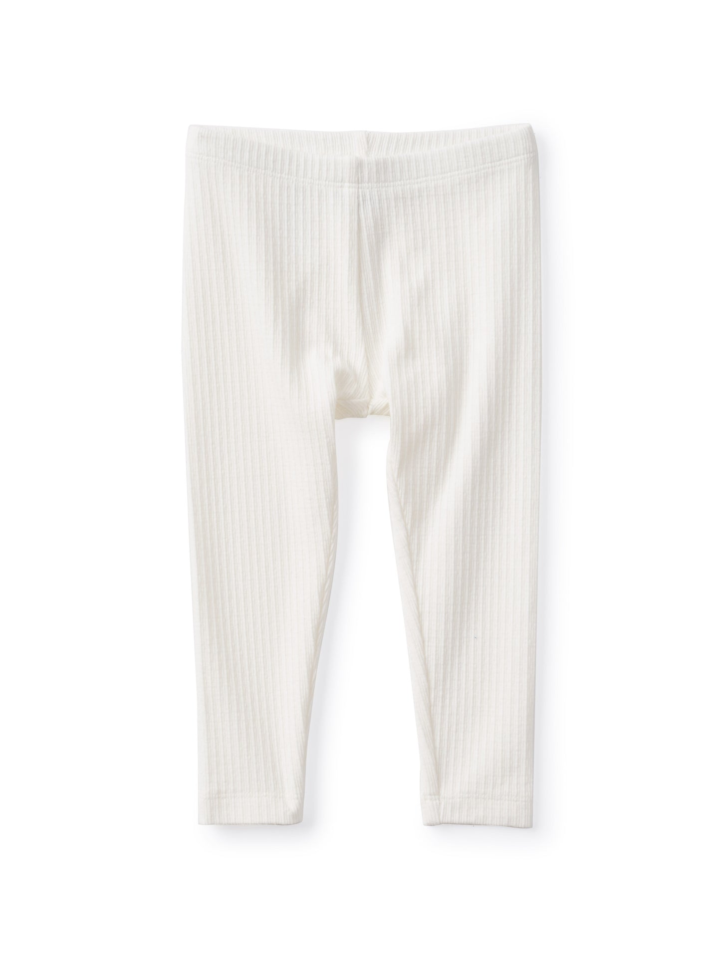 Pointelle Baby Leggings - Chalk