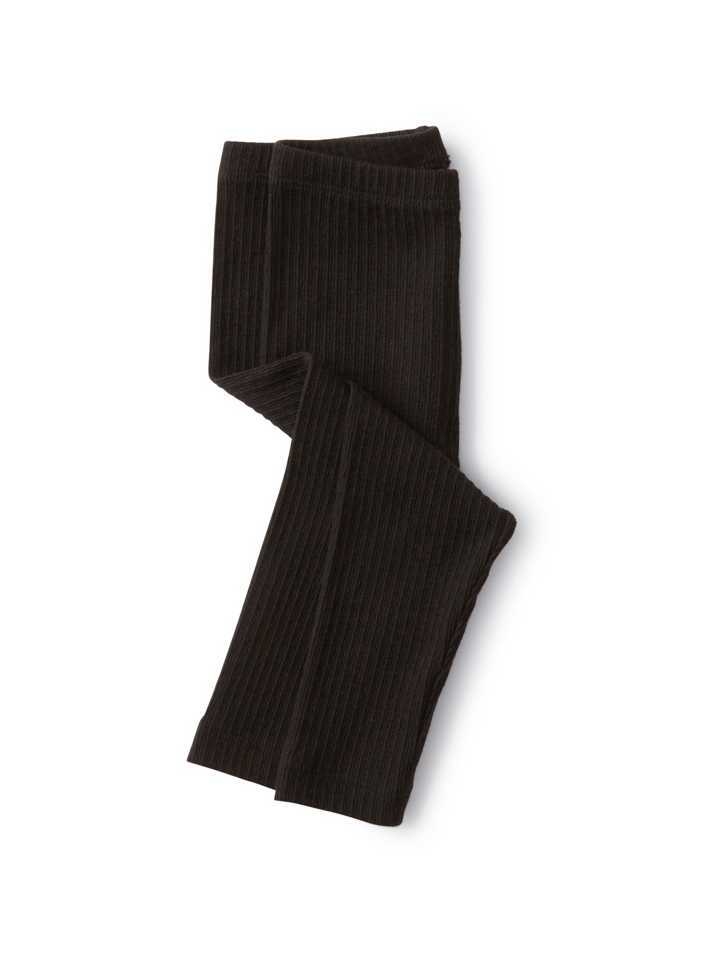 Jet Black Pointelle Baby Leggings