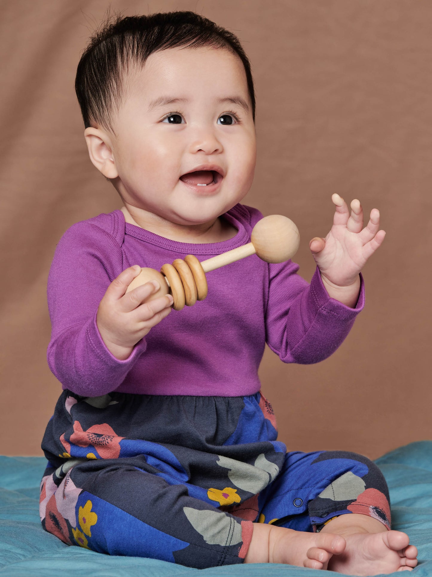 Print Mix Baby Romper - In Bloom
