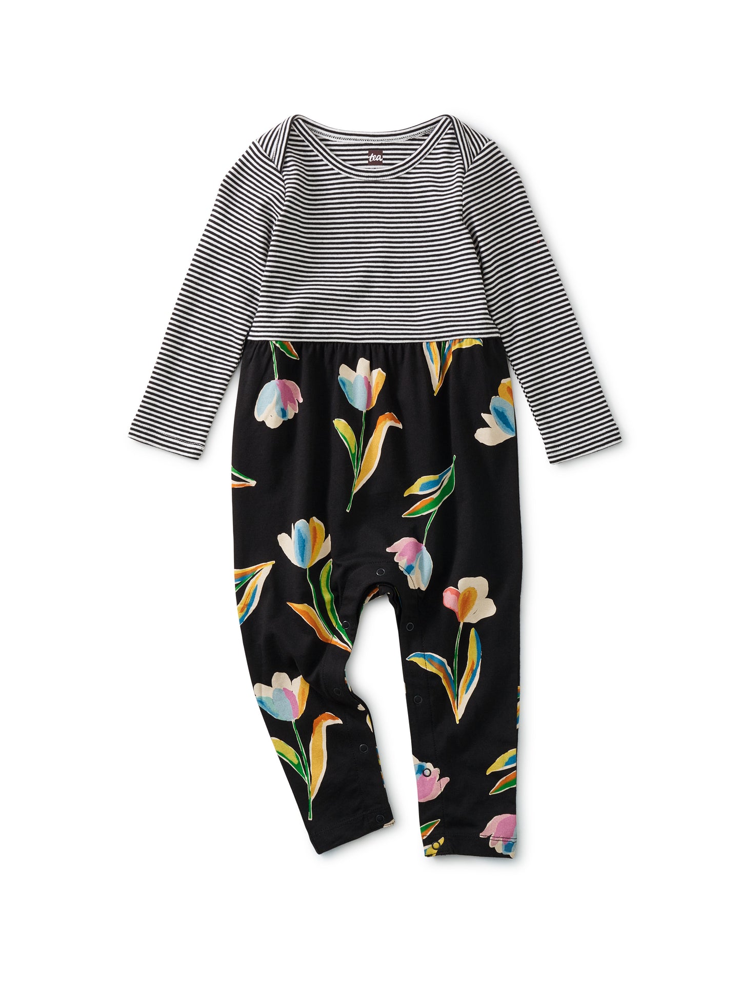 Print Mix Baby Romper - Night Blomma