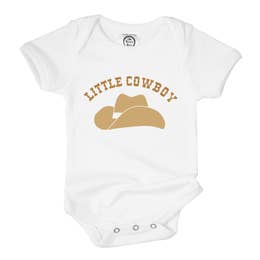Little Cowboy Organic Baby Onesie