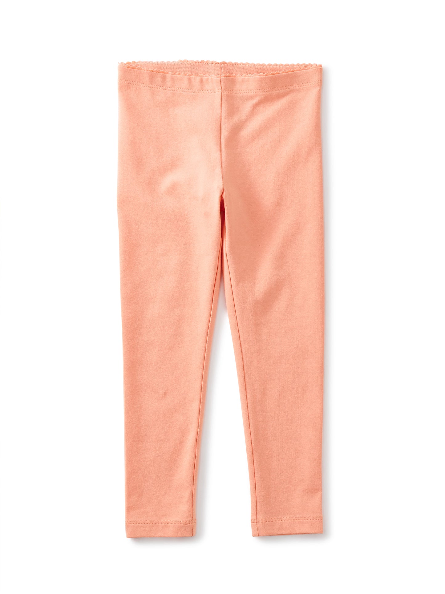 Peach Solid Leggings