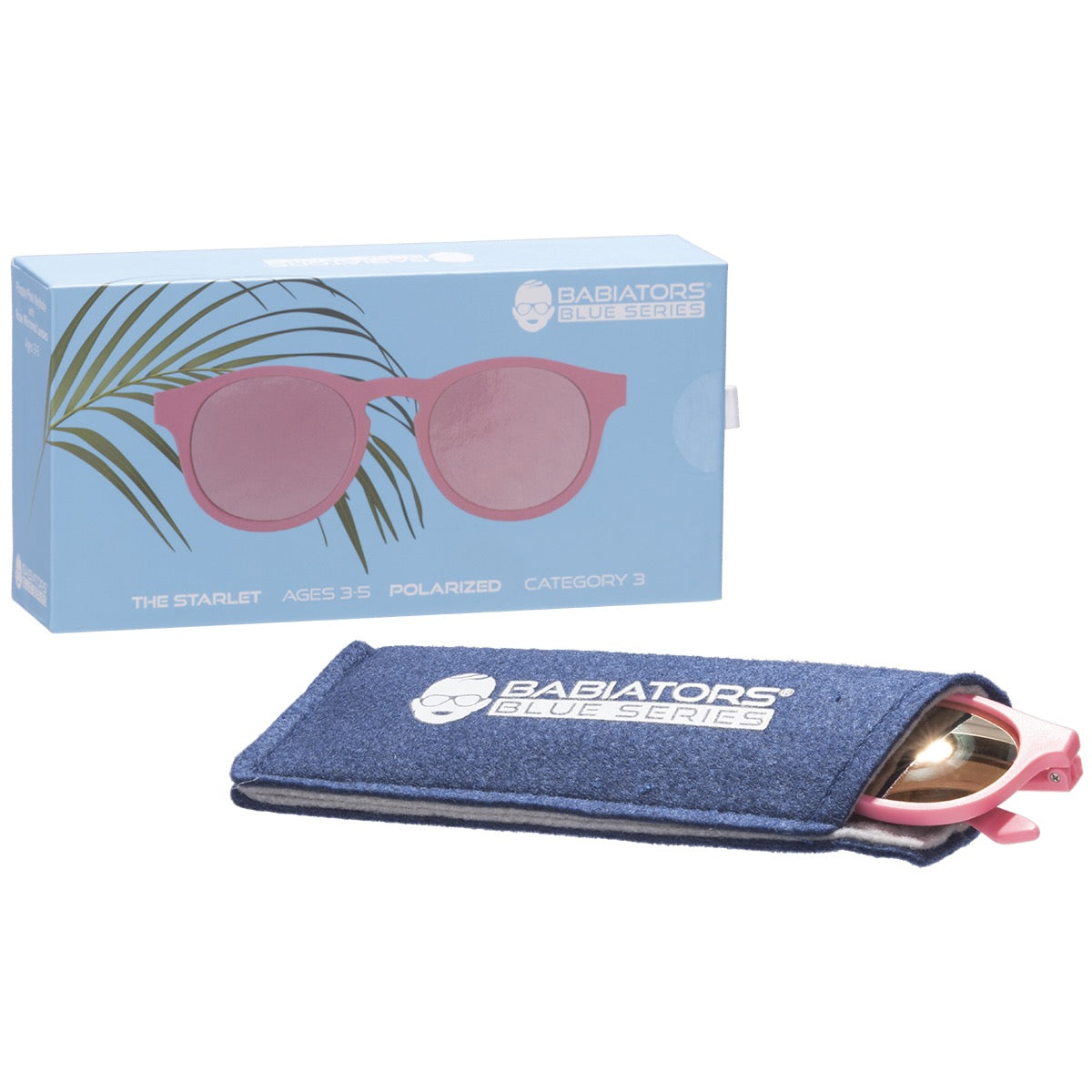 The Starlet Polarized Keyhole Sunglasses with Mirrored Lens