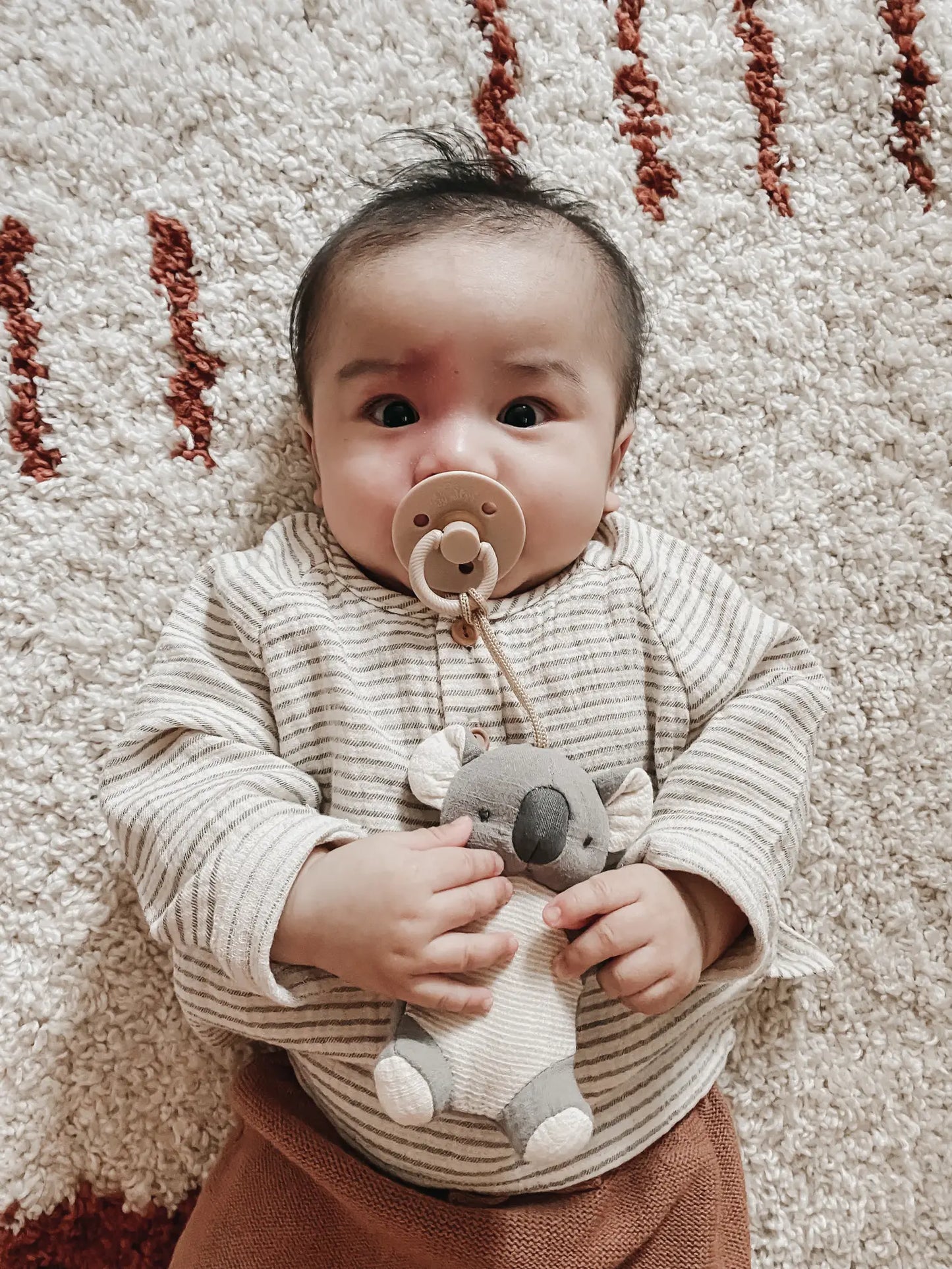 Koala Bitzy Pal - Natural Rubber Pacifier & Lovey