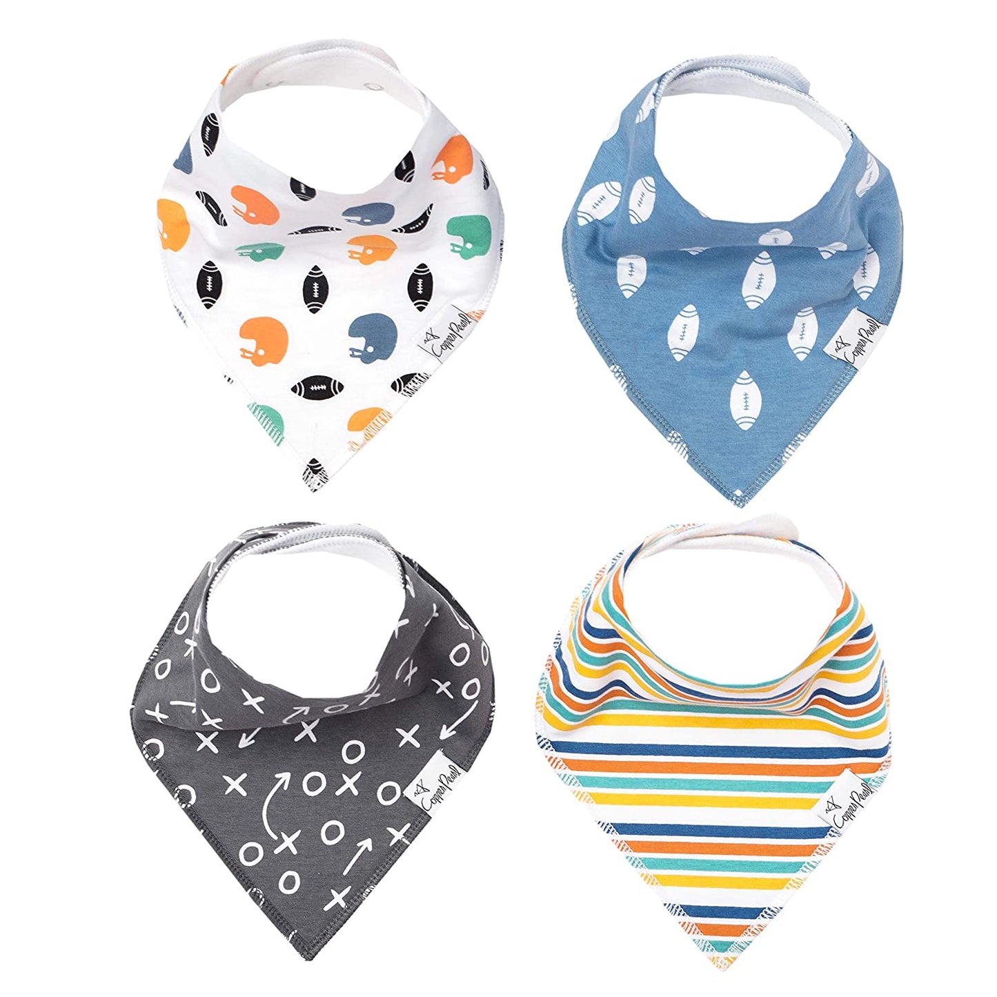 Copper Pearl Single Bandana Bibs - Quarterback