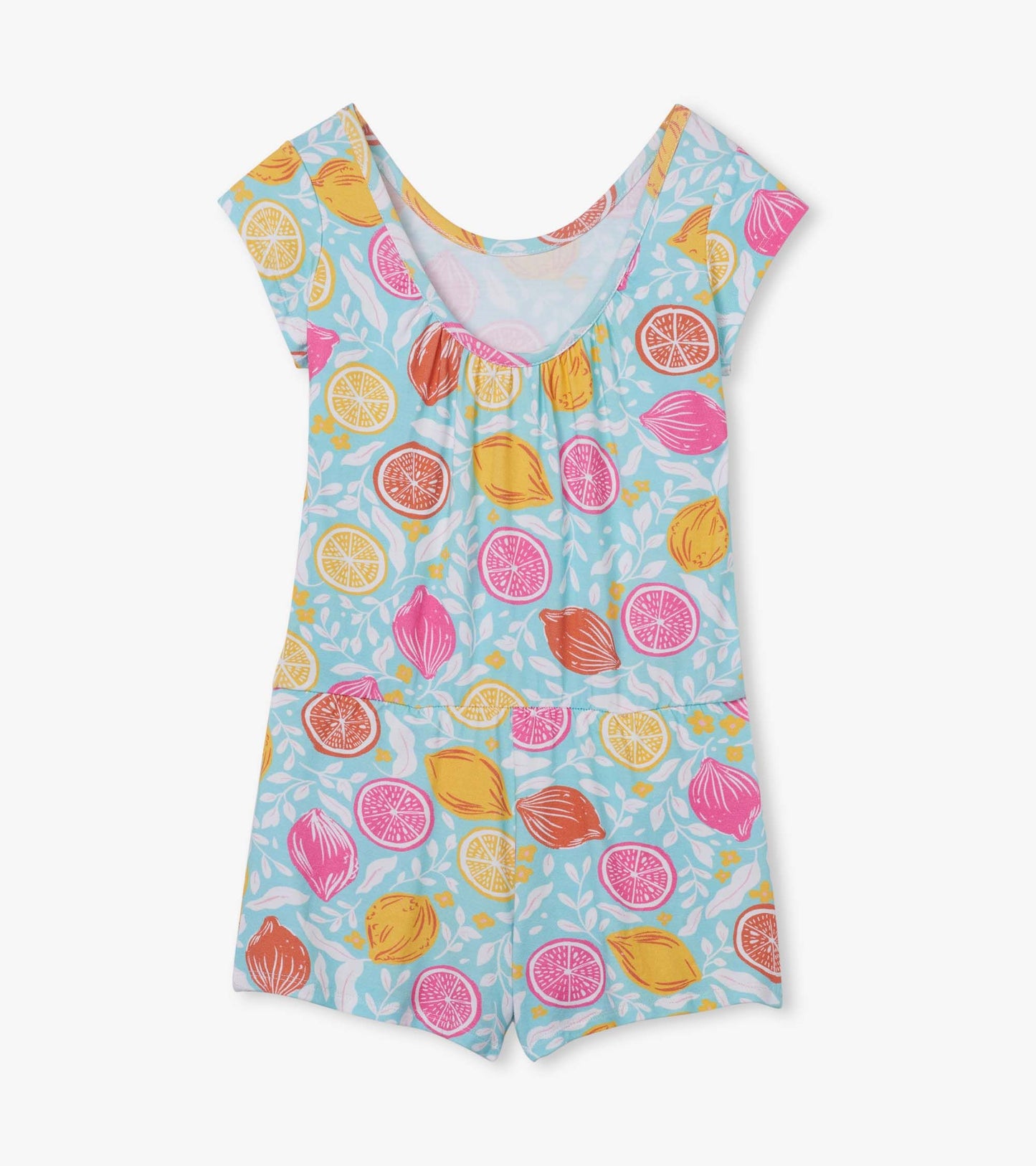 Pink Lemonade Faux Dress Romper - Hatley