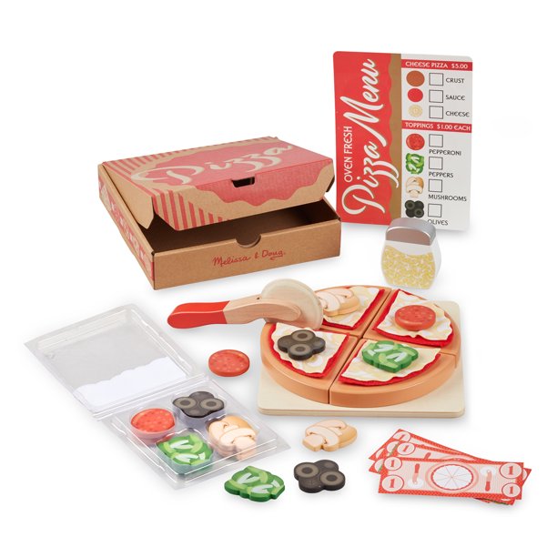 Pizza Play Set - Wooden & Felt