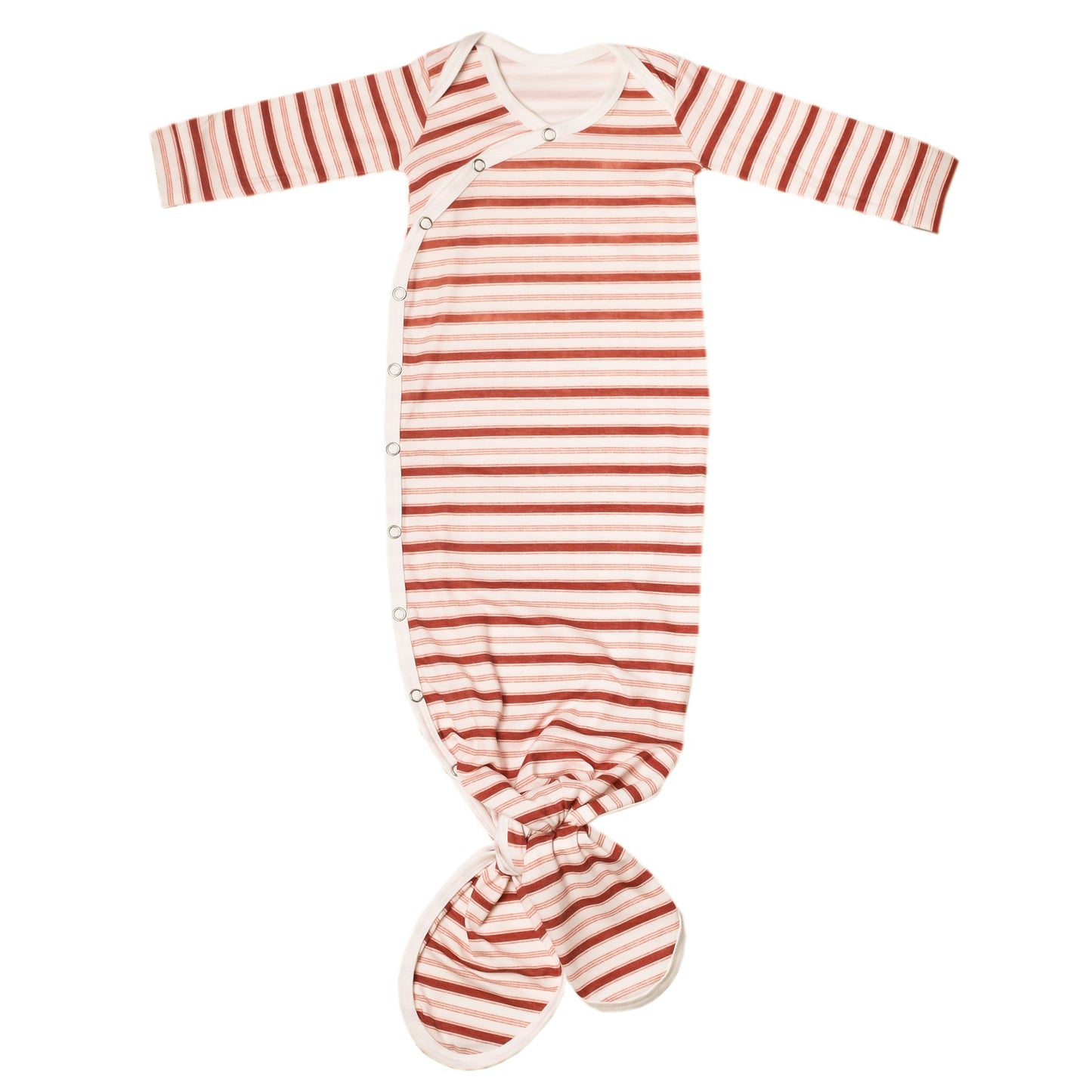Copper Pearl Knotted Gown - Cinnamon