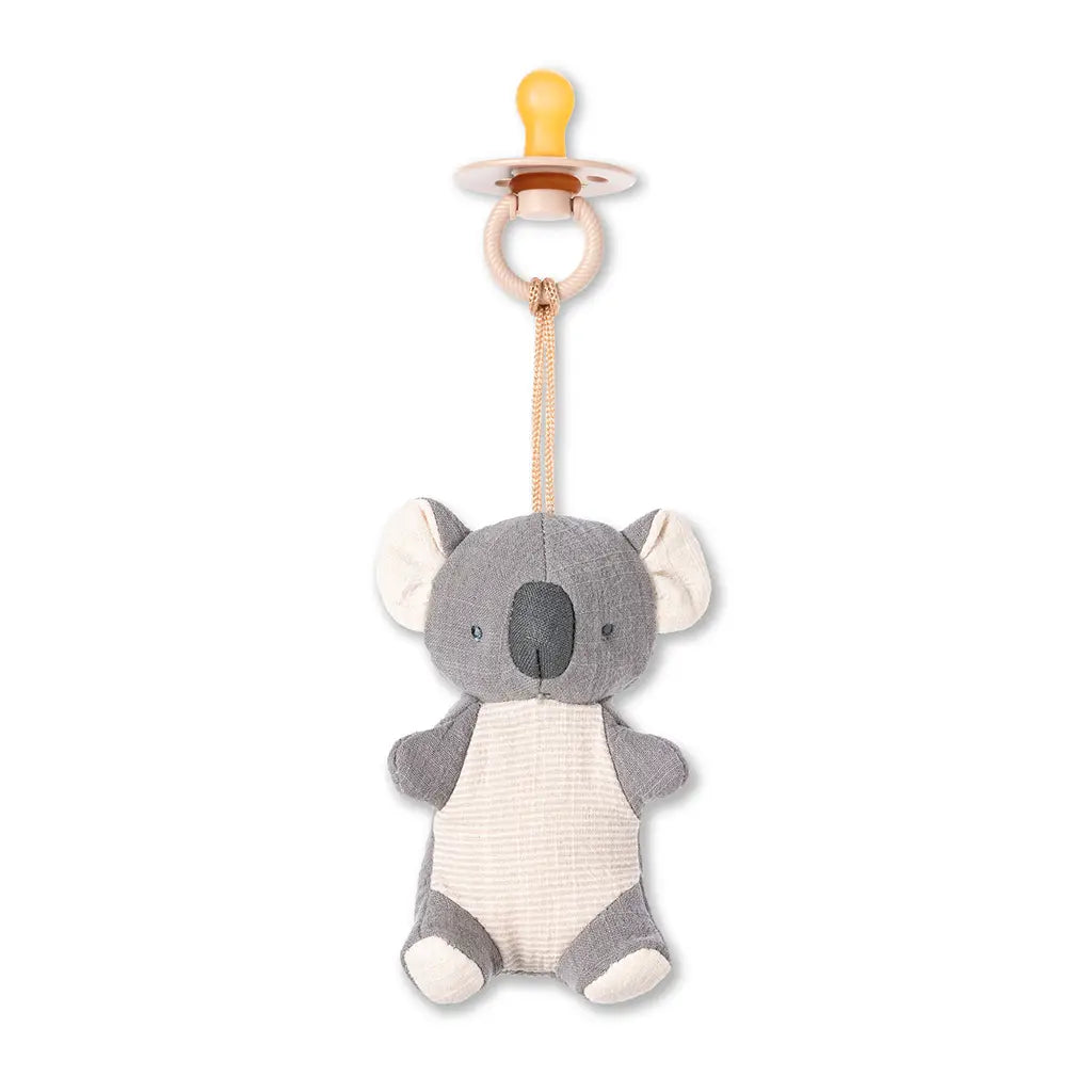 Koala Bitzy Pal - Natural Rubber Pacifier & Lovey