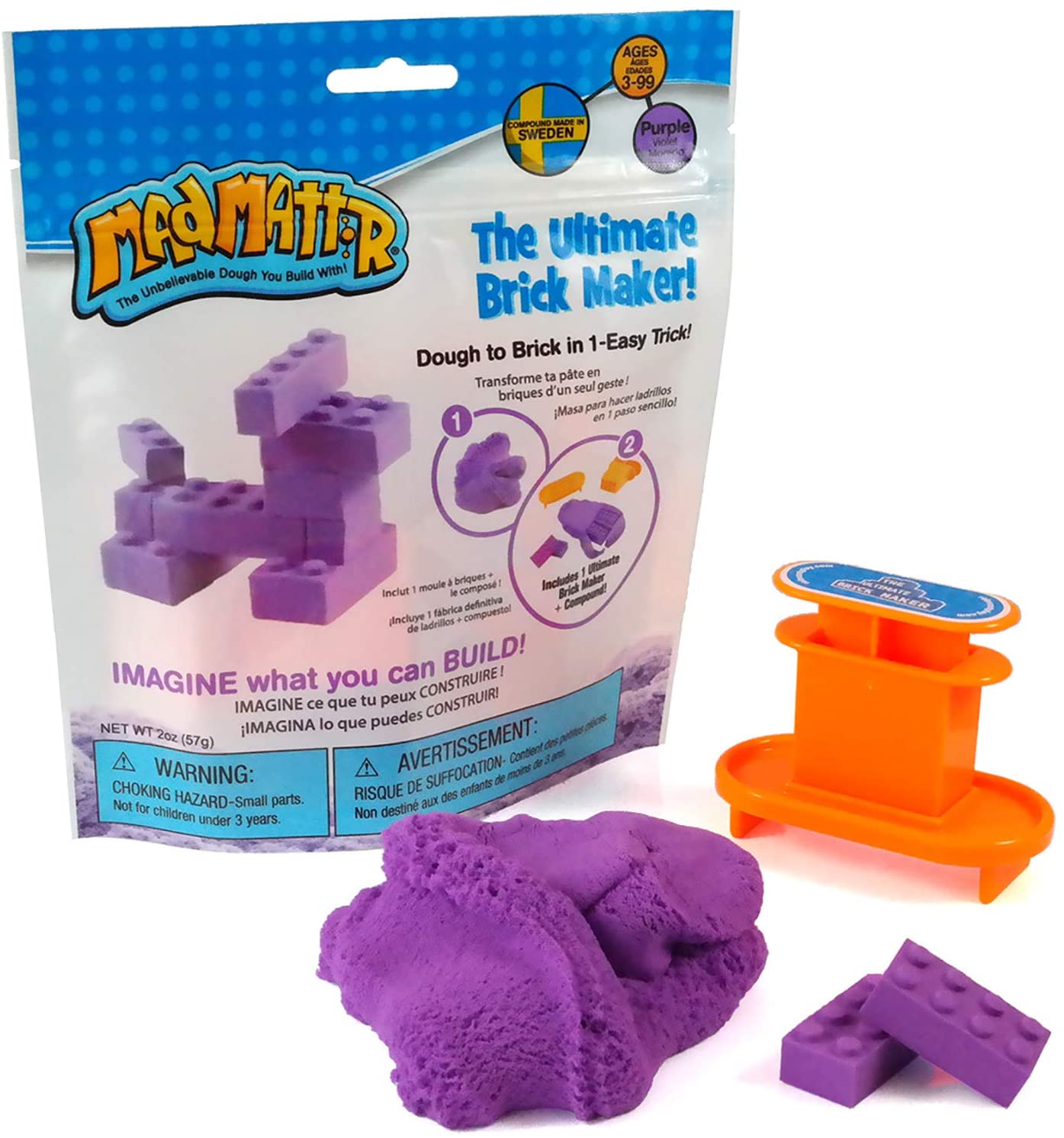 Mad Mattr The Ultimate Brick Maker - Purple 2oz