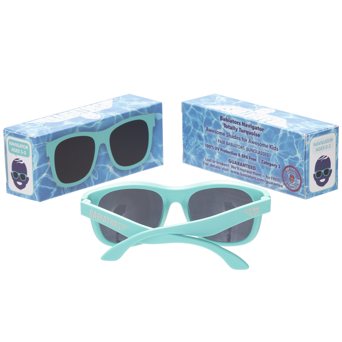 Totally Turquoise Navigator Sunglasses