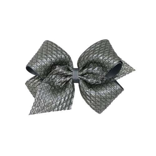 Medium Textured Jacquard Hair Bow