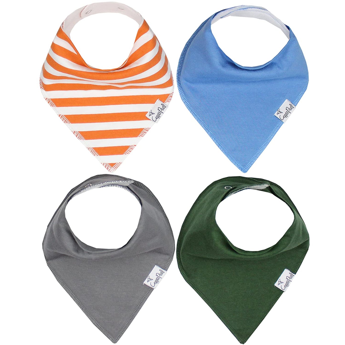 Copper Pearl Single Bandana Bibs - Jackson