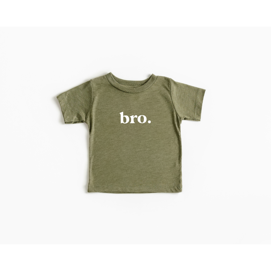 bro. - Tee in Military Green