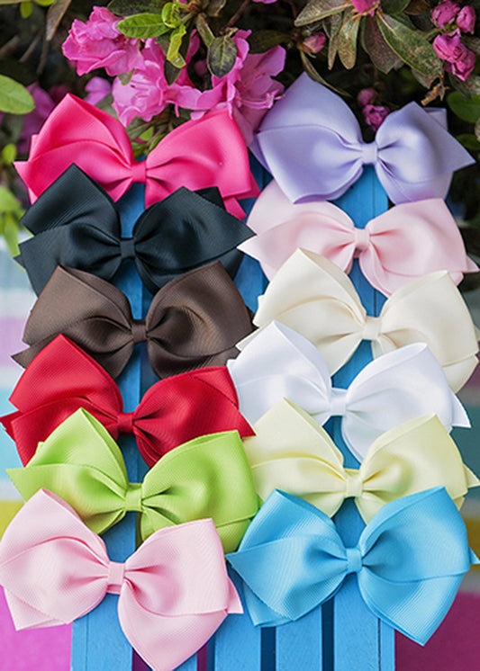Solid Classic Boutique Hair Bow