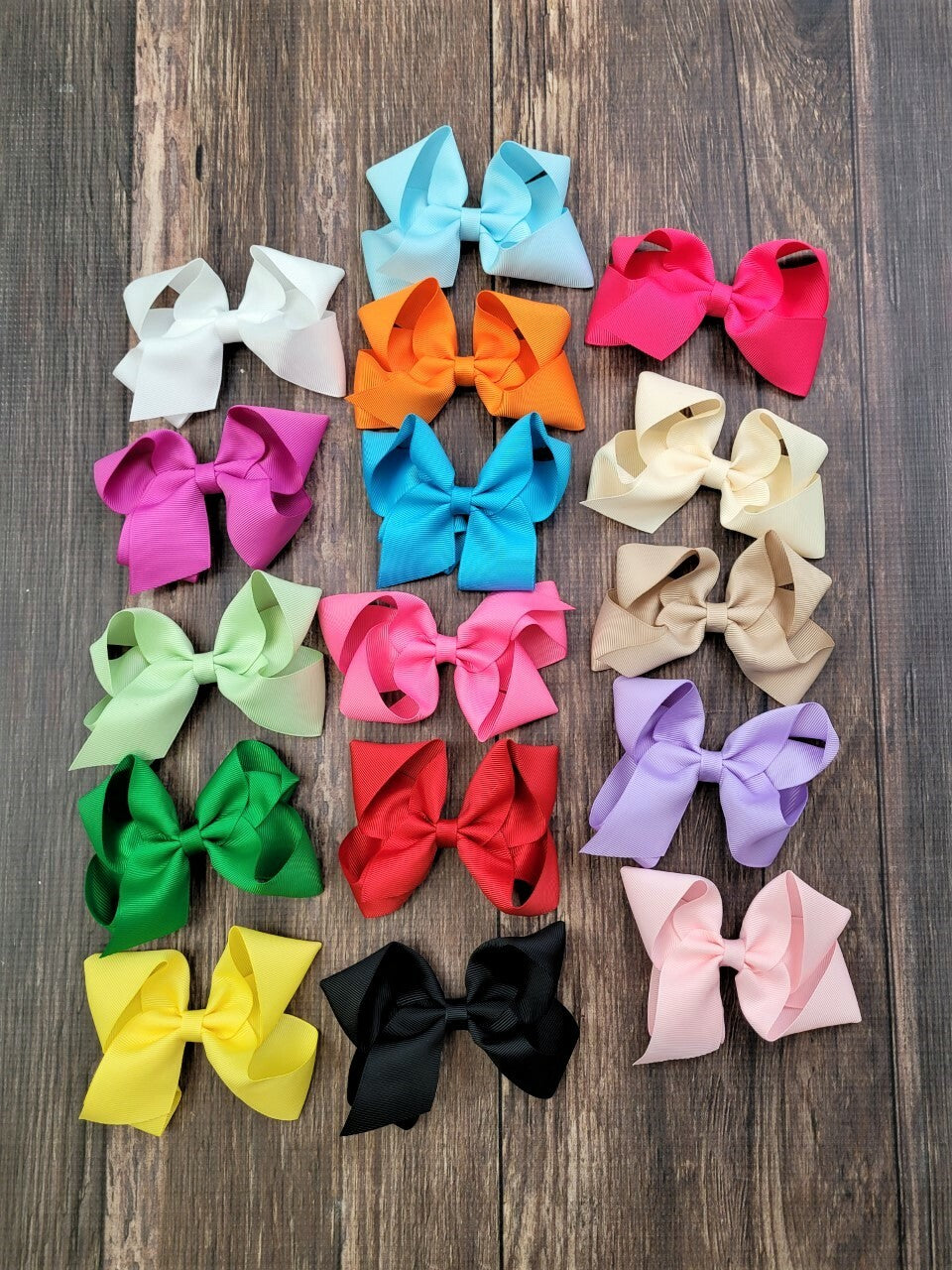 Solid Looped Knot Boutique Hair Bow