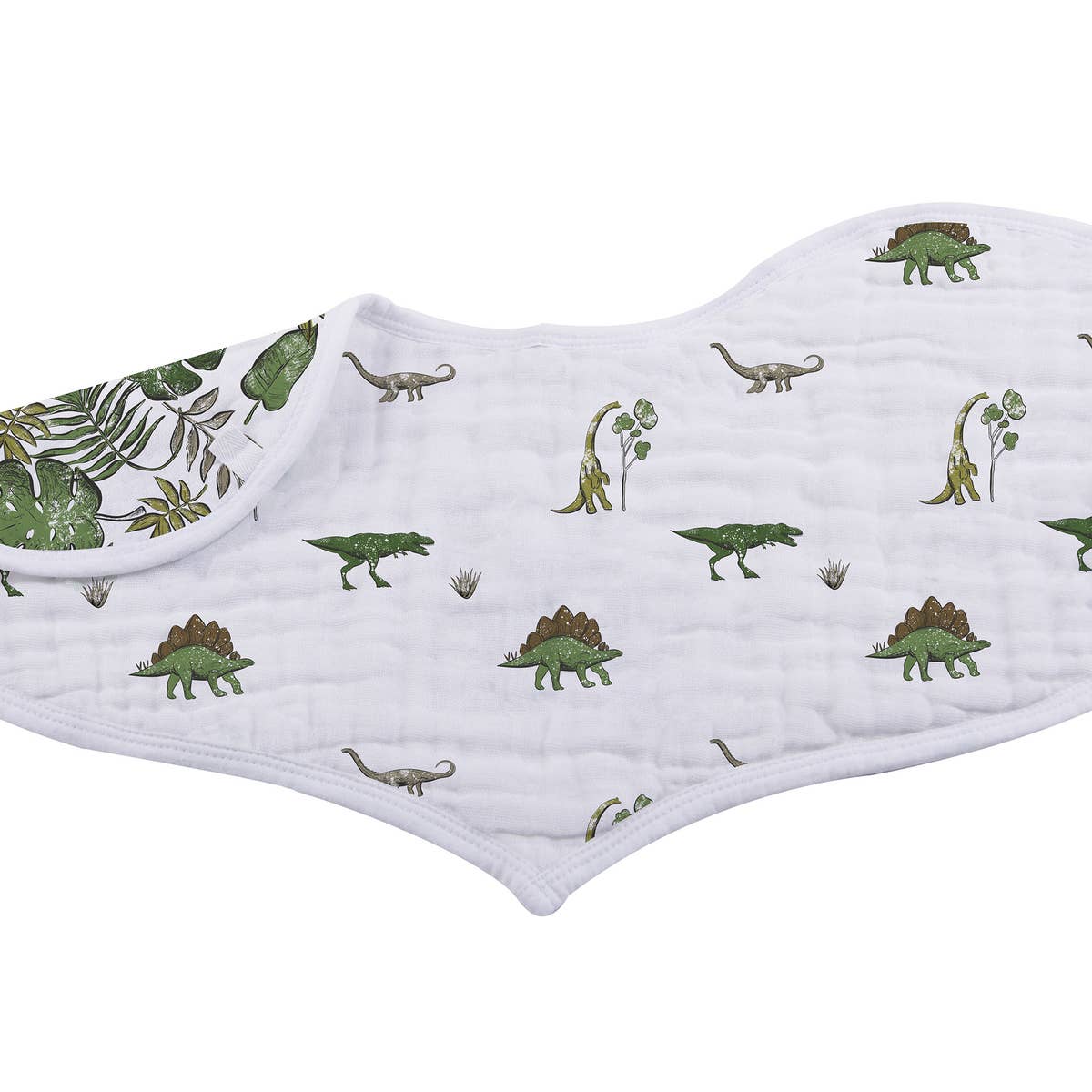 Dino Days Cotton Heart Bibs - Set of 2
