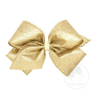 Wee Ones King Party Glitter Hair Bow