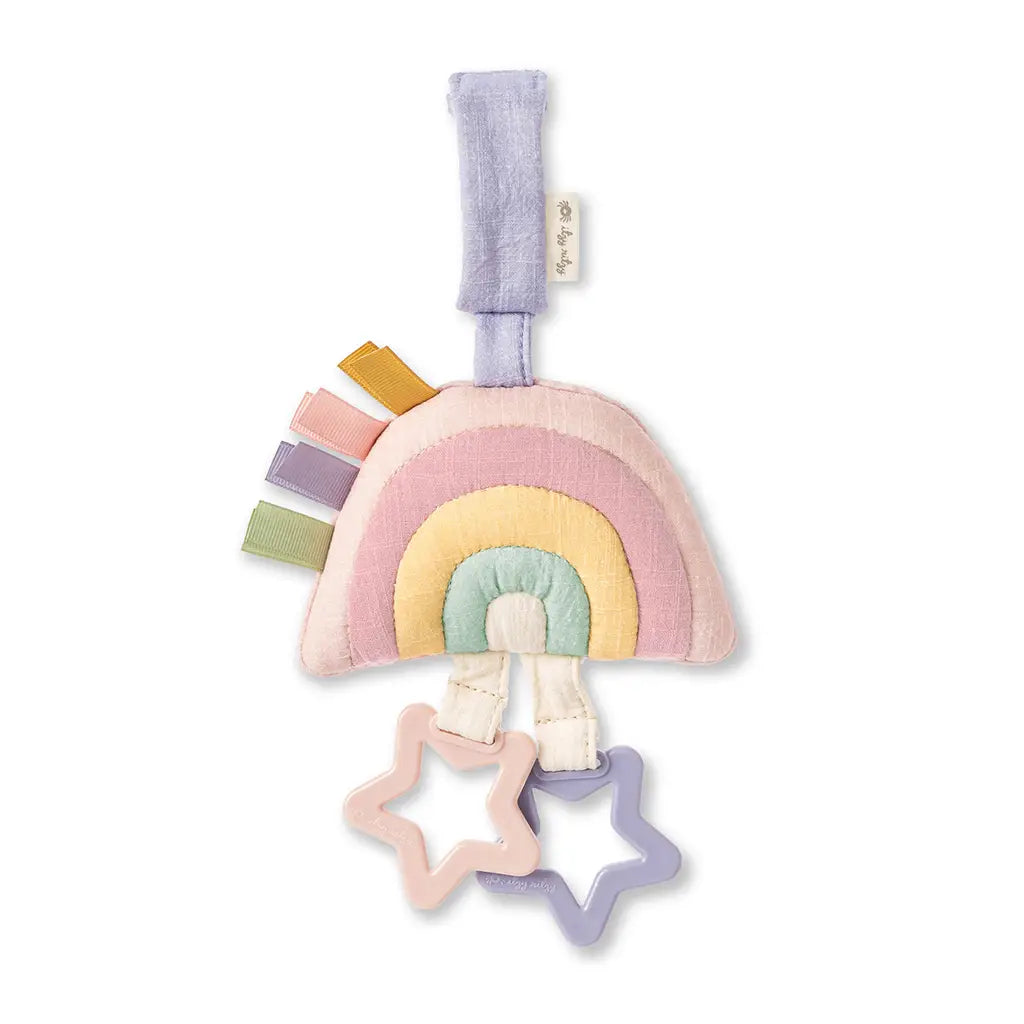 Bespoke Jingle Travel Toy - Pastel Rainbow