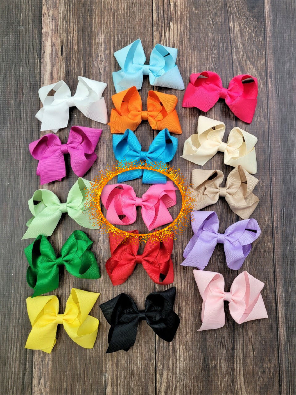 Solid Looped Knot Boutique Hair Bow