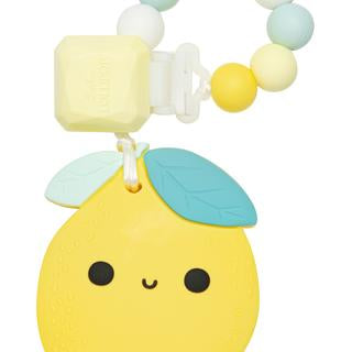 Loulou Lollipop Lemon Silicone Teether/Clip Set