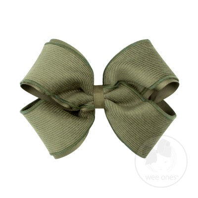 Wee Ones Small King Corduroy Overlay Bow