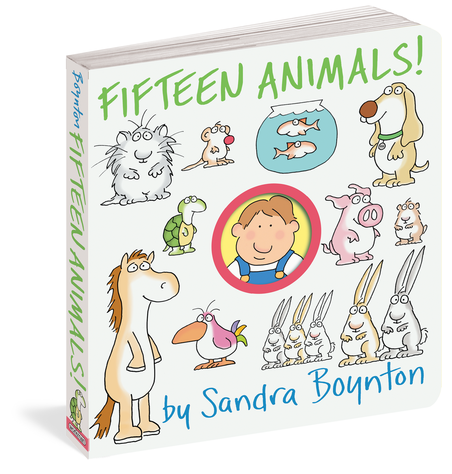 Fifteen Animals! Board Book by Sandra Boynton