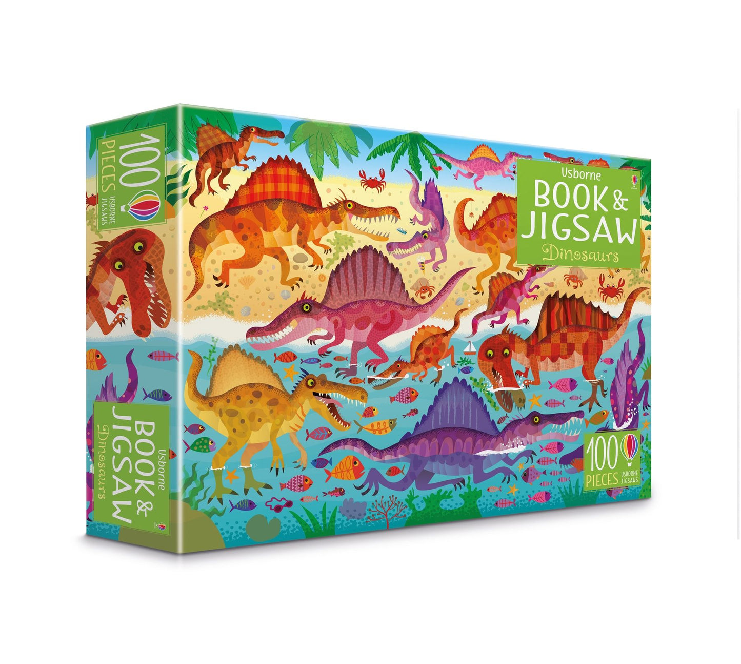 Dinosaur Book & Jigsaw Puzzle by Usborne