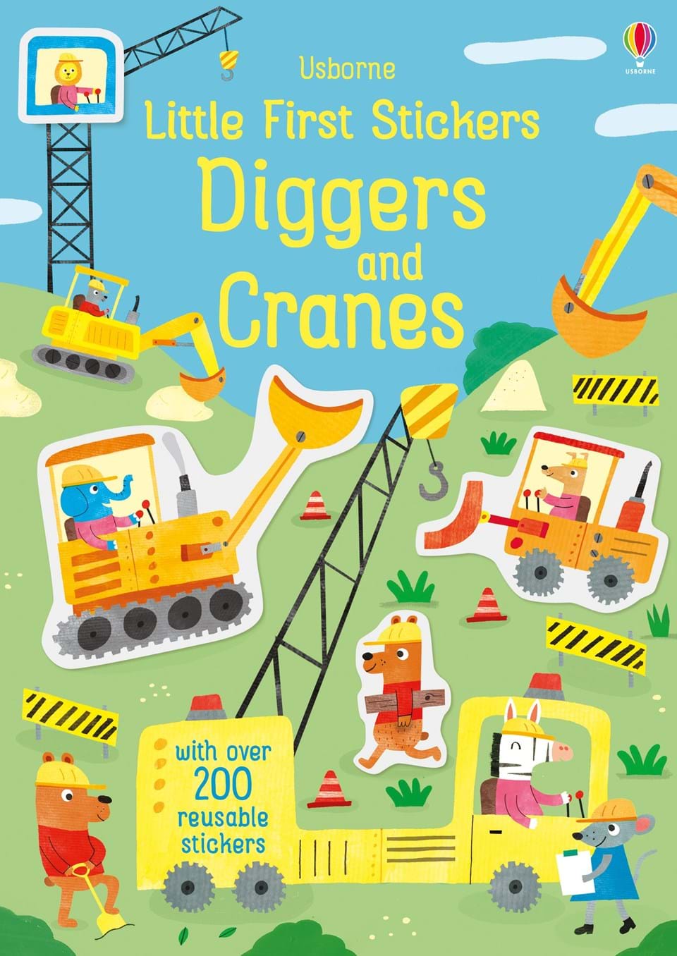 Little First Stickers Diggers & Cranes