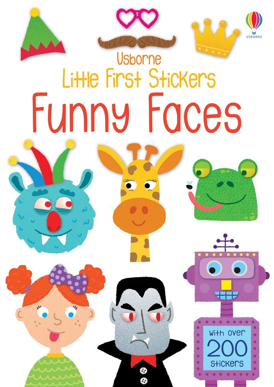 Little First Stickers: Funny Faces - Usborne