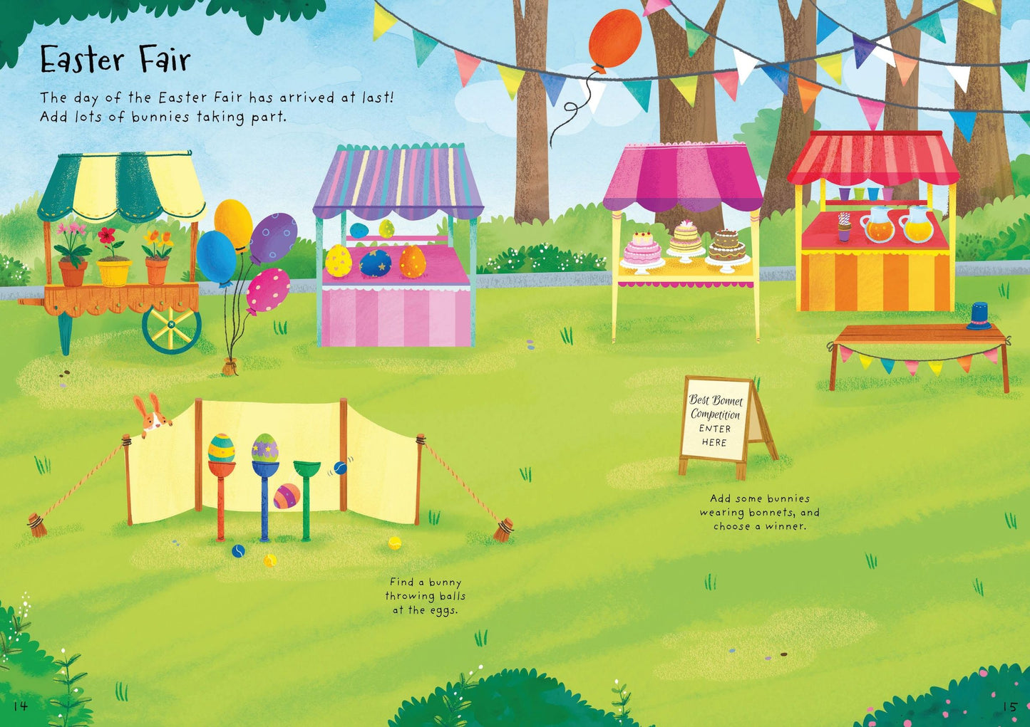 Little Stickers Bunnies - Usborne