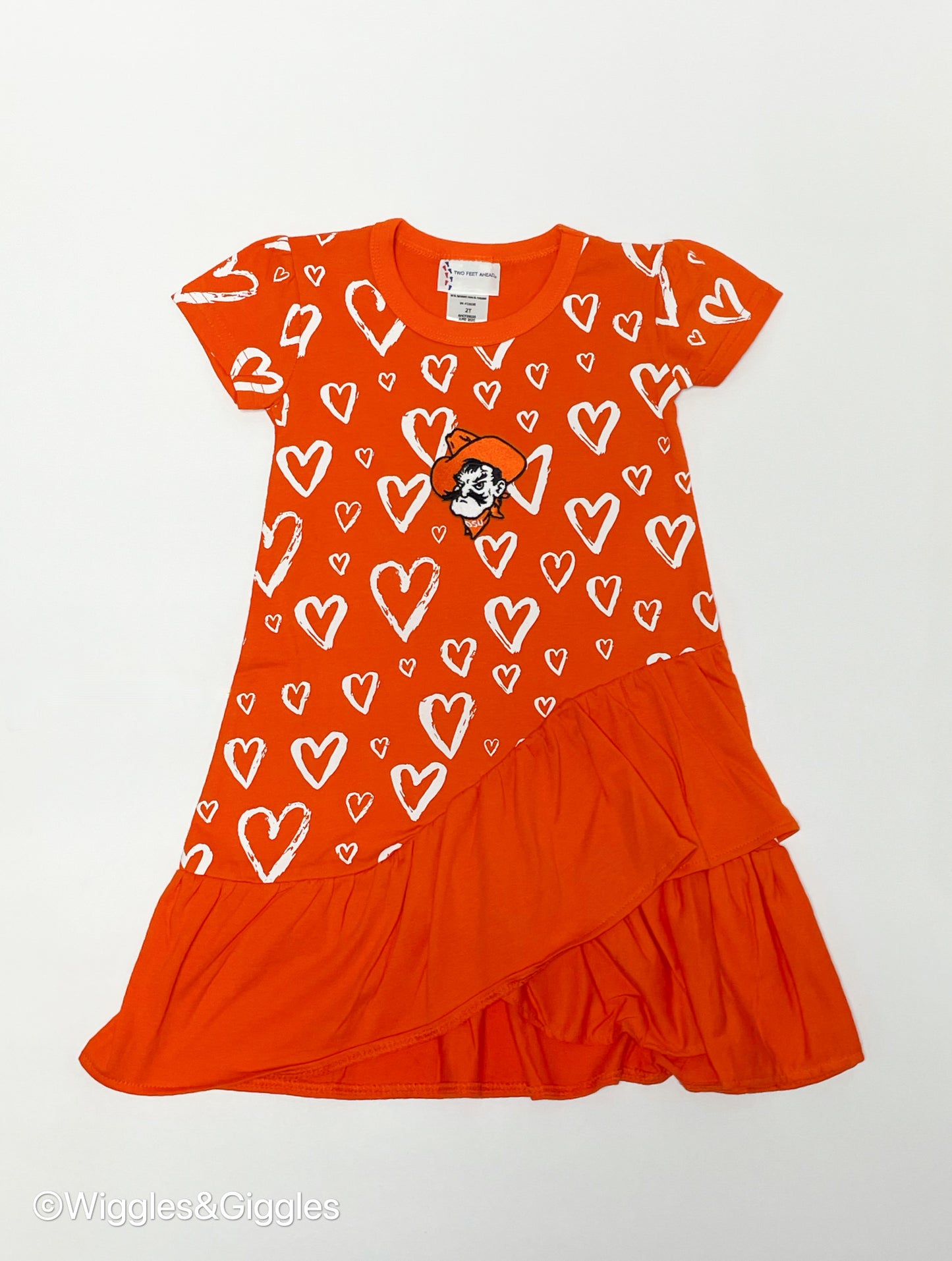 Two Feet Ahead Distressed Heart Dress