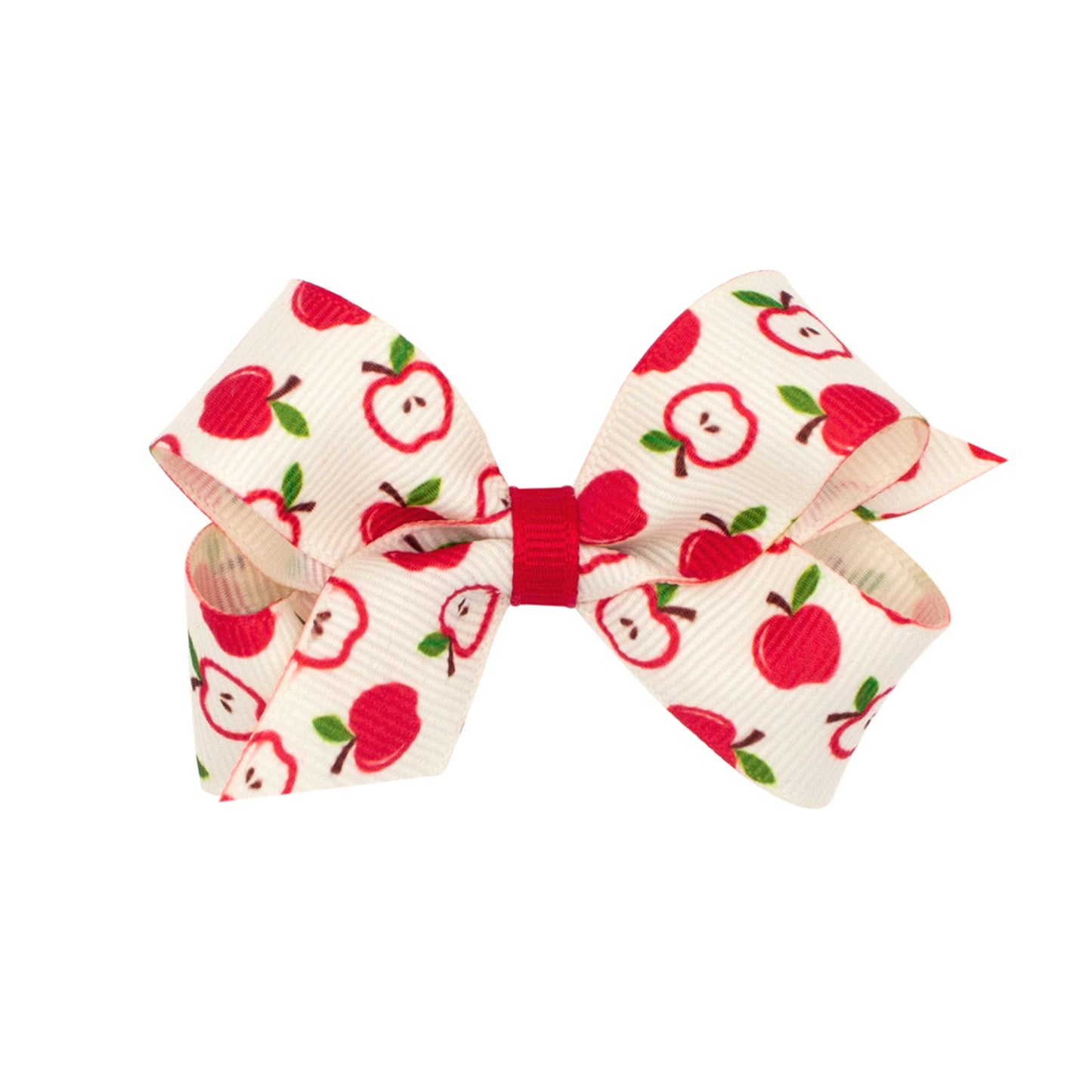 Mini Harvest-Themed Print Grosgrain Bow