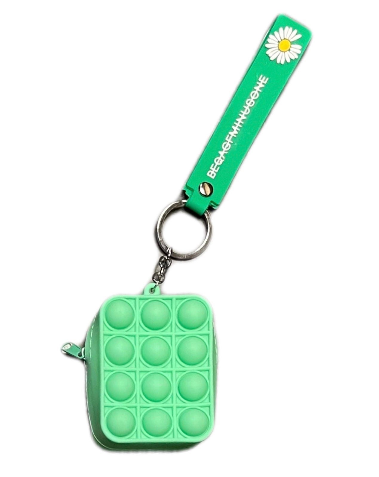 Mini Silicone Push Pop Keychain Bag