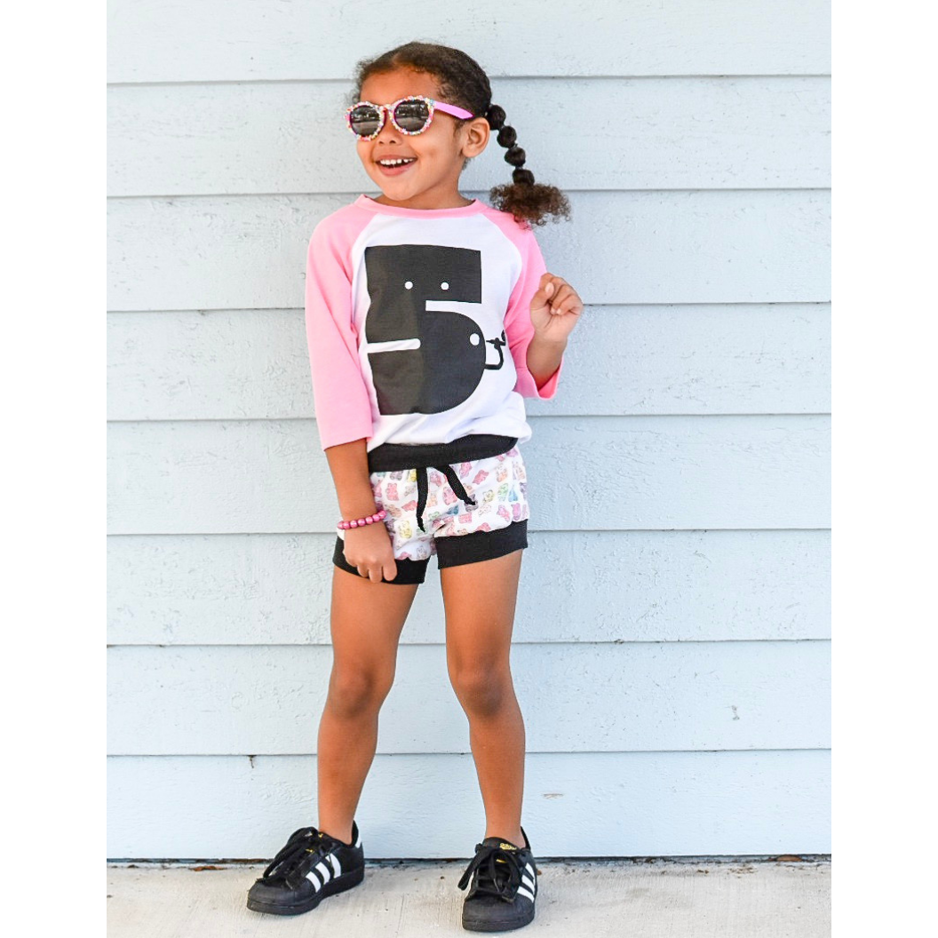 Mr. Five Birthday Shirt - Pink