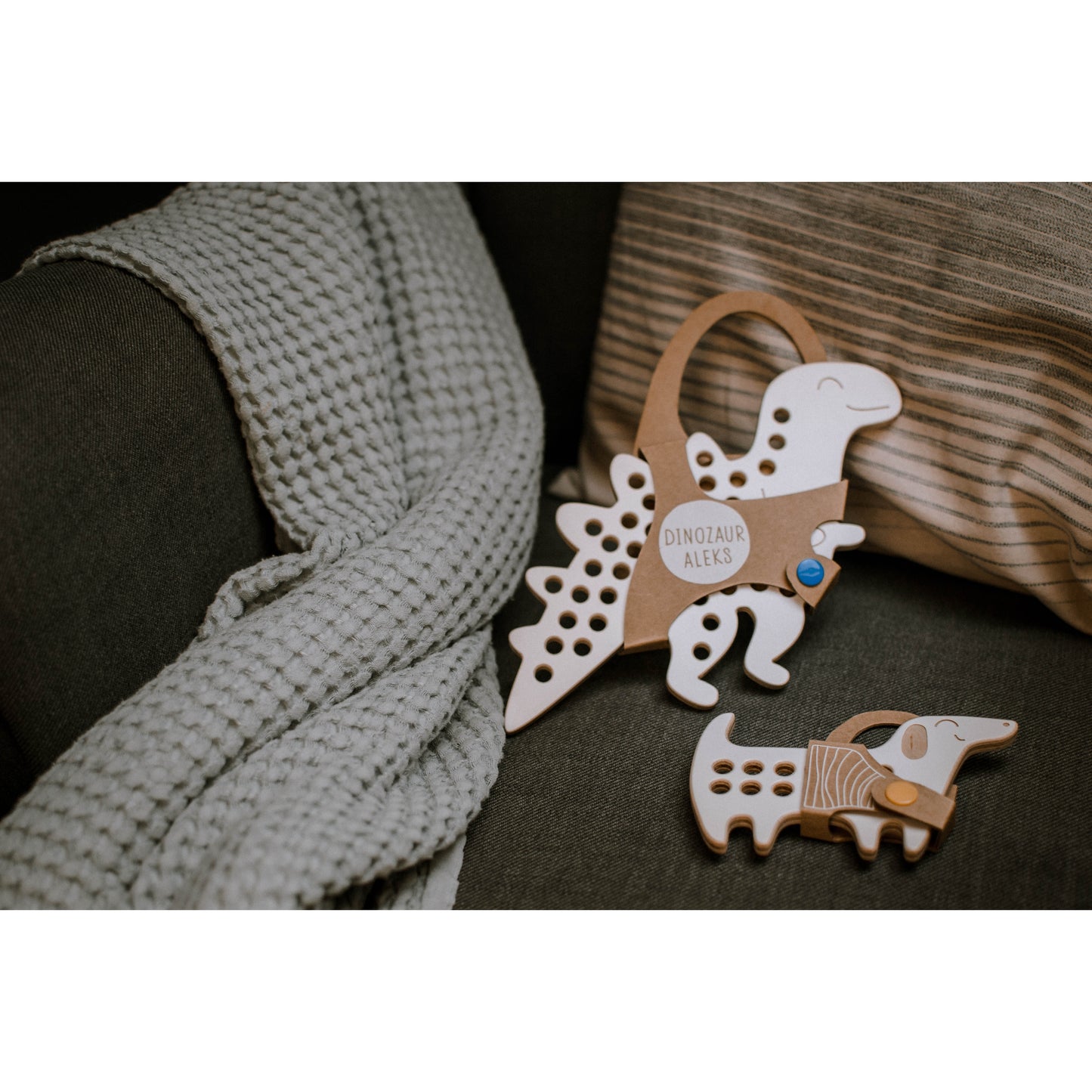 The Dachshund Wooden Lacing Toy