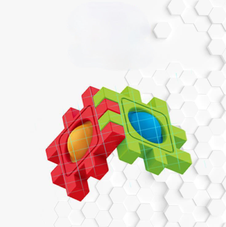 Bubble Blocks Pop Game Puzzle