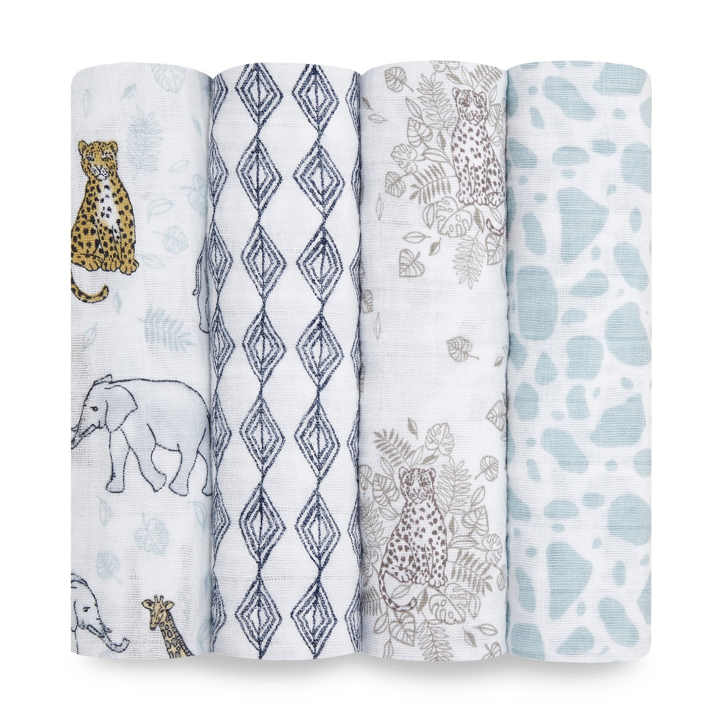 Jungle Cotton Muslin Swaddle Blanket - Single