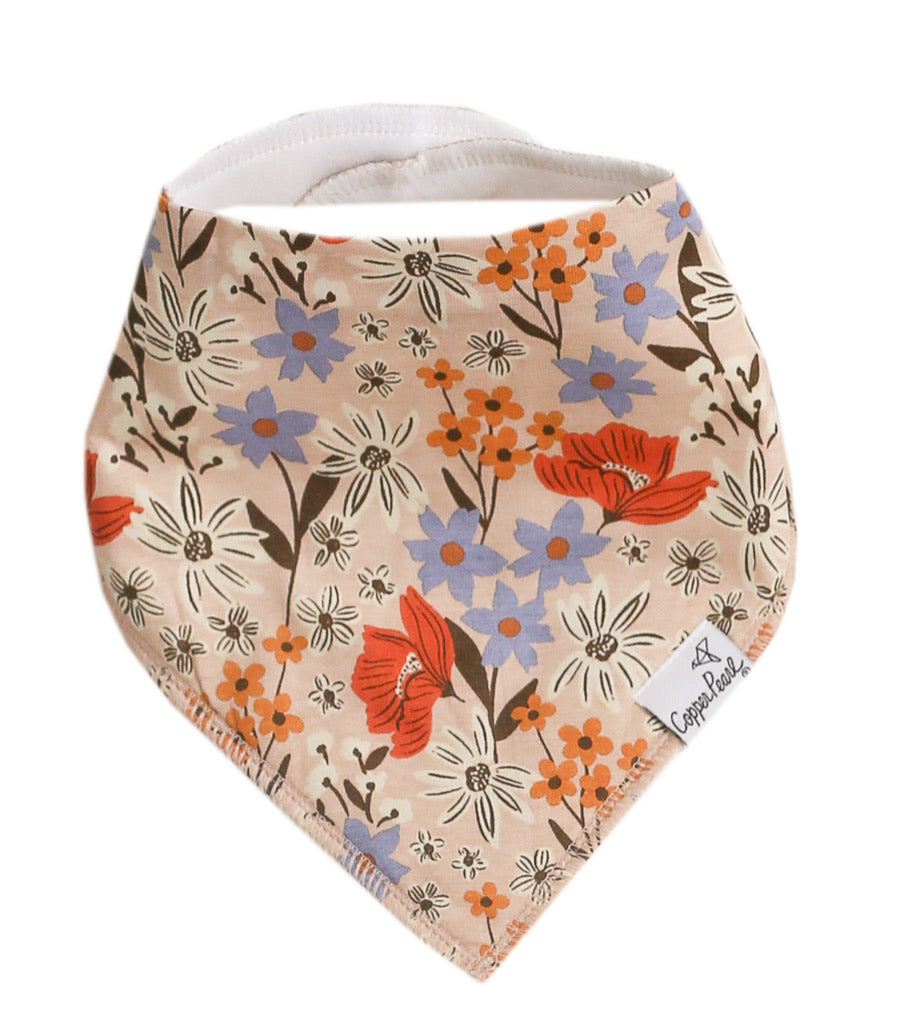 Copper Pearl Single Bandana Bibs - Eden
