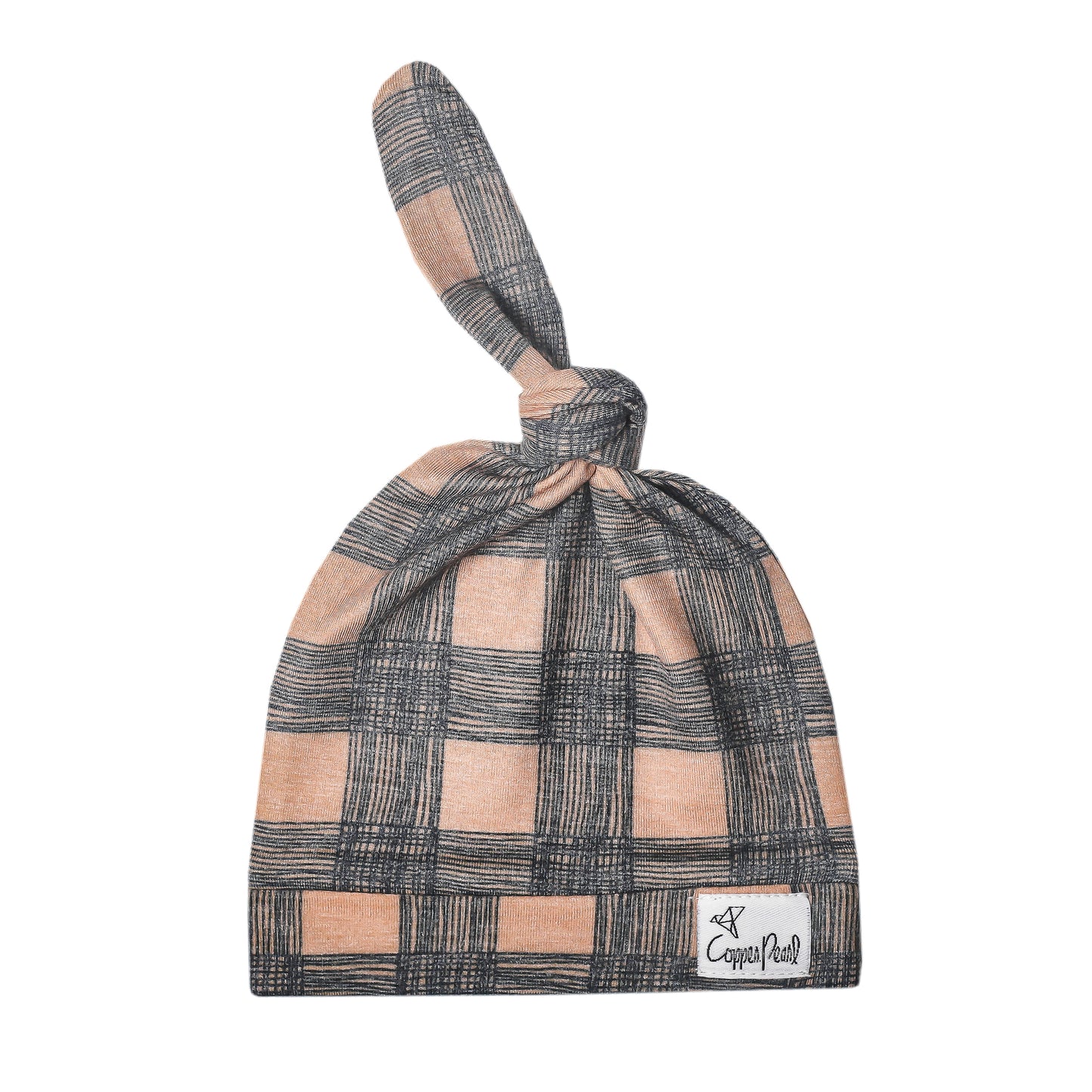 Copper Pearl Top Knot Hat 0-4mo - Billy
