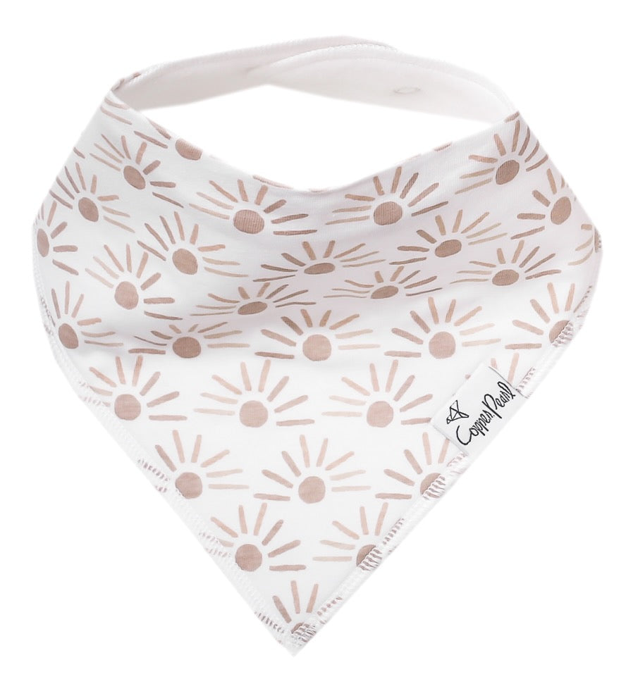 Copper Pearl Single Bandana Bibs - Bliss