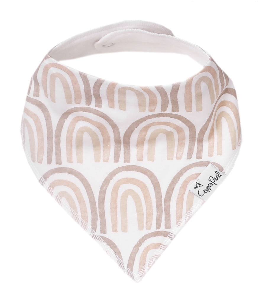 Copper Pearl Single Bandana Bibs - Bliss