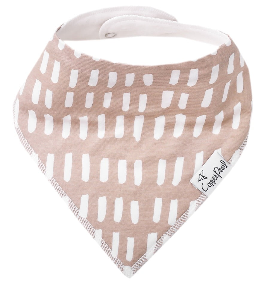 Copper Pearl Single Bandana Bibs - Bliss