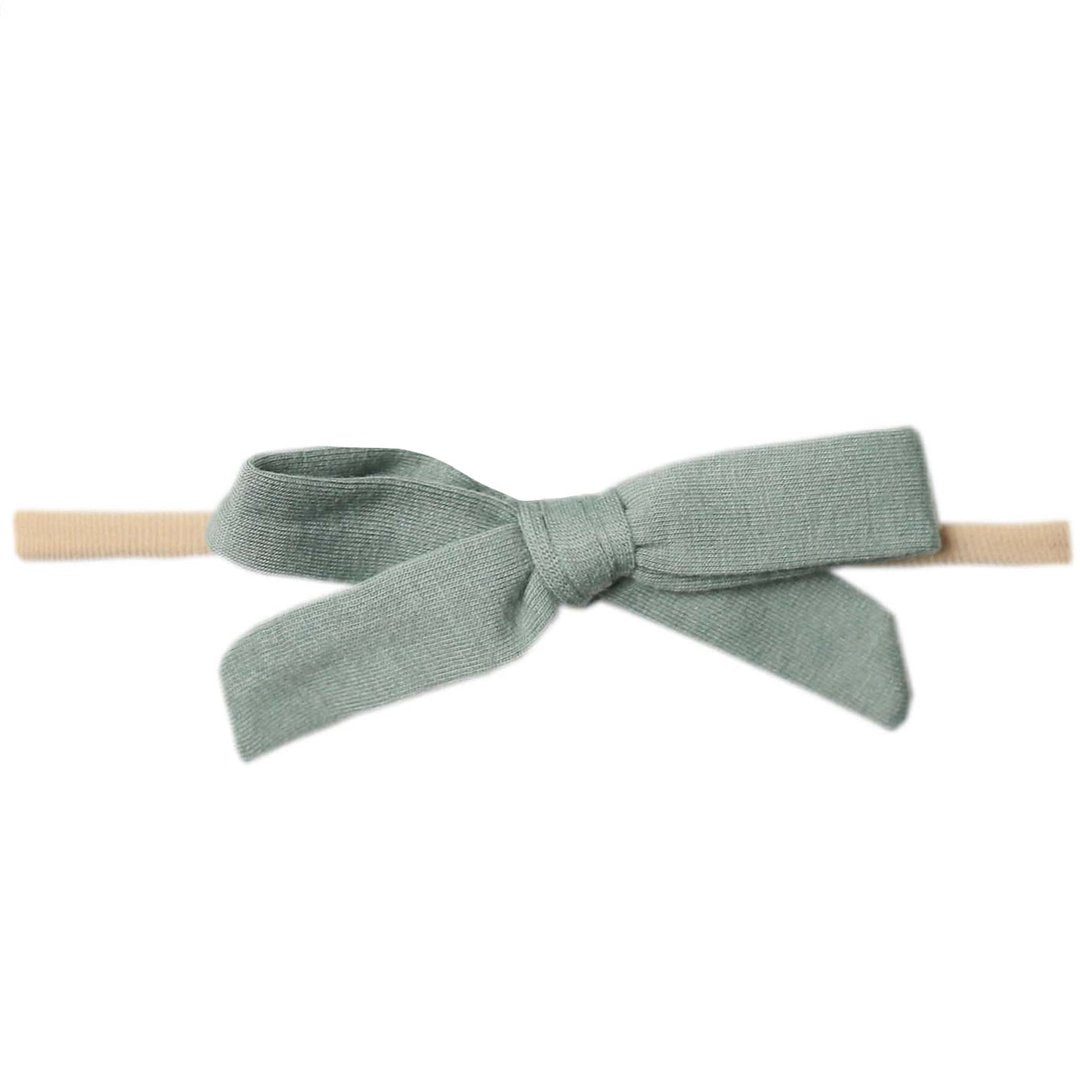 Copper Pearl Ribbon Nylon Bow - Briar