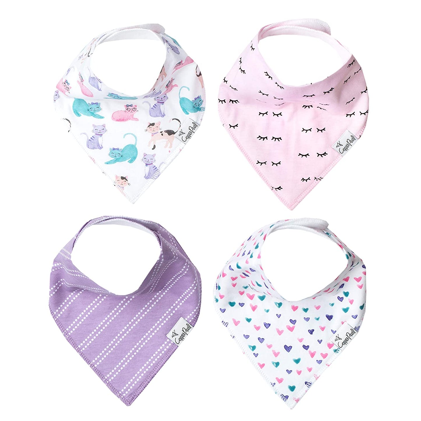 Copper Pearl Single Bandana Bibs - Sassy