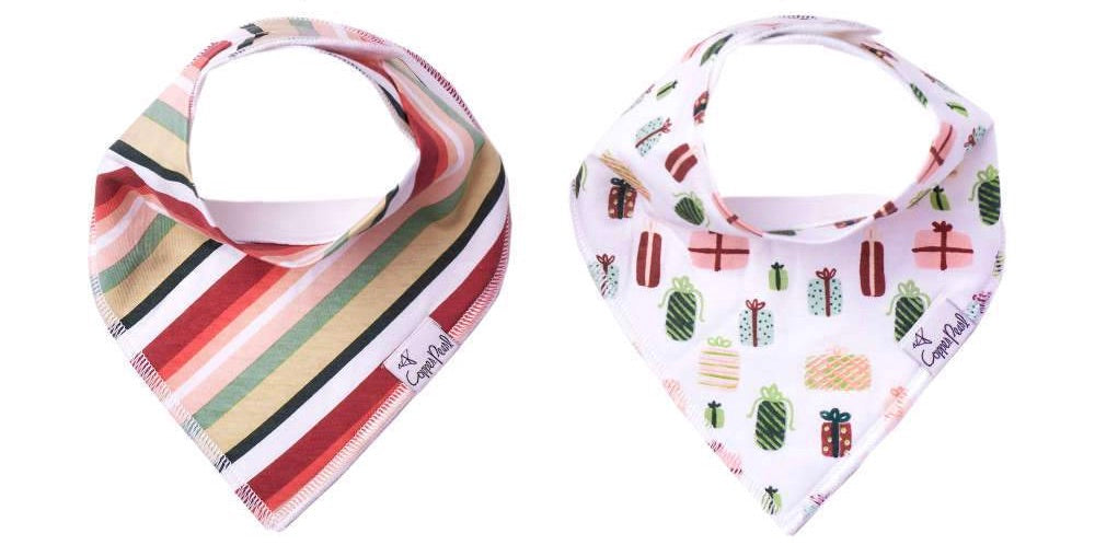 Copper Pearl 2pk Bandana Bibs - Joy