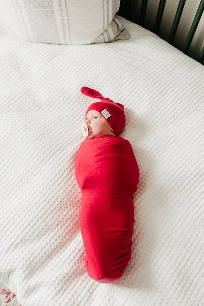 Copper Pearl Knit Swaddle Blanket - Mara